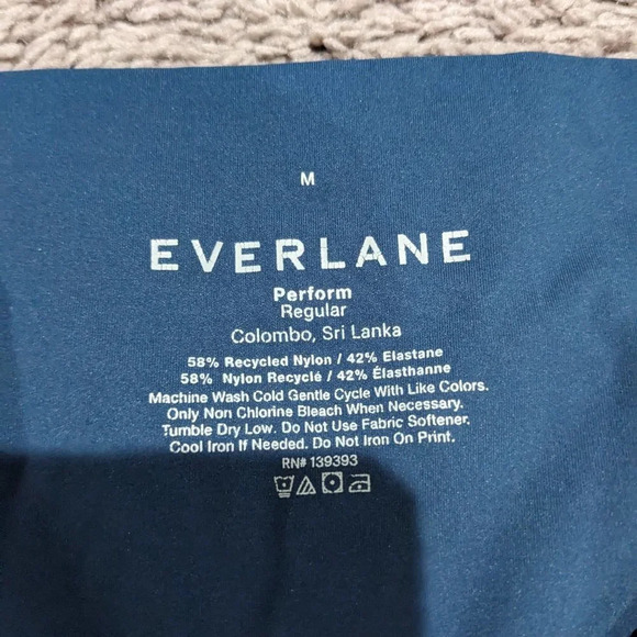 Everlane The Perform Regular Leggings in Blue Medium, Flawed - Picture 5 of 8